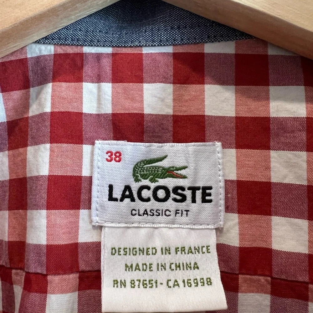 Lacoste Short Sleeve Button Down - Picture 3 of 4